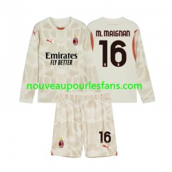 Maillot AC Milan Mike Maignan 16 Gardien Enfant Tenue 3ème 2024-2025 Manche Longue