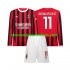 Maillot AC Milan Ibrahimović 11 Enfant Tenue Domicile 2024-2025 Manche Longue