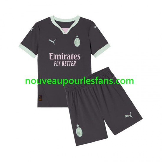 Maillot AC Milan Enfant Tenue 3ème 2024-2025 Manche Courte