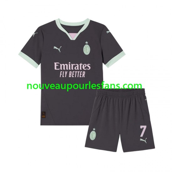 Maillot AC Milan Morata 7 Enfant Tenue 3ème 2024-2025 Manche Courte