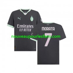 Maillot AC Milan Morata 7 Homme Tenue 3ème 2024-2025 Manche Courte
