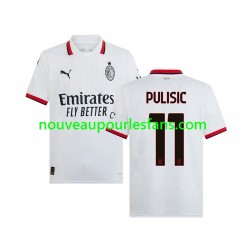 Maillot AC Milan PULISIC 11 Homme Tenue Extérieur 2024-2025 Manche Courte