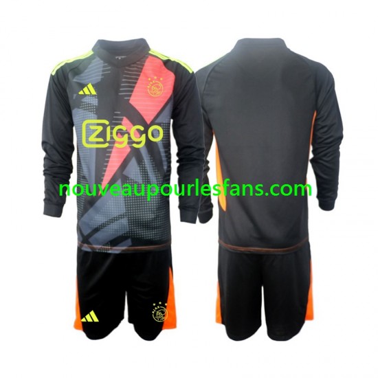 Maillot Ajax Amsterdam Gardien Enfant Tenue Domicile 2024-2025 Manche Longue