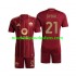 Maillot AS Rome Paulo Dybala 21 Enfant Tenue Domicile 2024-2025 Manche Courte