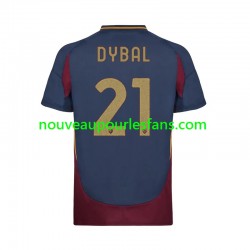 Maillot AS Rome Paulo Dybala 21 Homme Tenue 3ème 2024-2025 Manche Courte