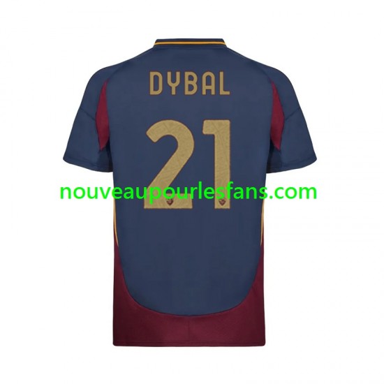 Maillot AS Rome Paulo Dybala 21 Homme Tenue 3ème 2024-2025 Manche Courte