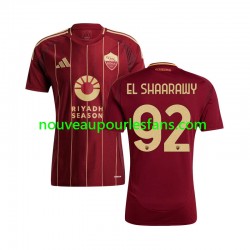 Maillot AS Rome Stephan El Shaarawy 92 Homme Tenue Domicile 2024-2025 Manche Courte