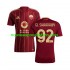 Maillot AS Rome Stephan El Shaarawy 92 Homme Tenue Domicile 2024-2025 Manche Courte