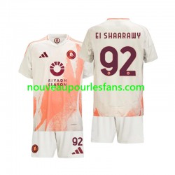 Maillot AS Rome Stephan El Shaarawy 92 Enfant Tenue Extérieur 2024-2025 Manche Courte