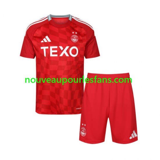 Maillot Aberdeen Enfant Tenue Domicile 2024-2025 Manche Courte
