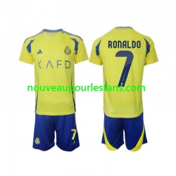 Maillot Al Nassr Cristiano Ronaldo 7 Enfant Tenue Domicile 2024-2025 Manche Courte