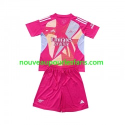 Maillot Arsenal Gardien Enfant Tenue Extérieur 2024-2025 Manche Courte