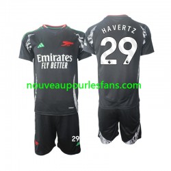 Maillot Arsenal Havertz 29 Enfant Tenue Extérieur 2024-2025 Manche Courte