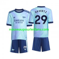 Maillot Arsenal Havertz 29 Enfant Tenue 3ème 2024-2025 Manche Courte
