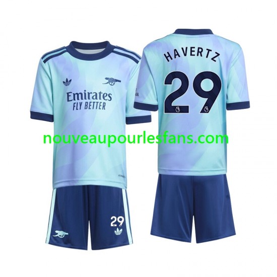 Maillot Arsenal Havertz 29 Enfant Tenue 3ème 2024-2025 Manche Courte