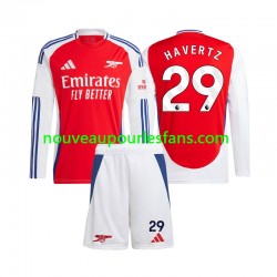 Maillot Arsenal Kai Havertz 29 Enfant Tenue Domicile 2024-2025 Manche Longue
