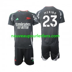 Maillot Arsenal Merino 23 Enfant Tenue Extérieur 2024-2025 Manche Courte