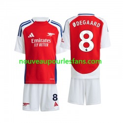 Maillot Arsenal Odegaard 8 Enfant Tenue Domicile 2024-2025 Manche Courte