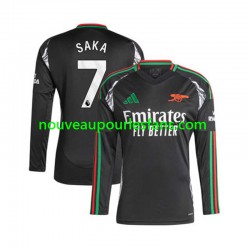 Maillot Arsenal SAKA 7 Homme Tenue Extérieur 2024-2025 Manche Longue