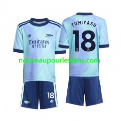 Maillot Arsenal Takehiro Tomiyasu 18 Enfant Tenue 3ème 2024-2025 Manche Courte