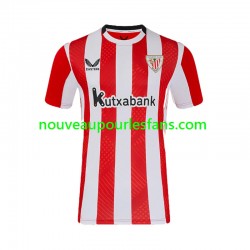 Maillot Athletic Bilbao Homme Tenue Domicile 2024-2025 Manche Courte