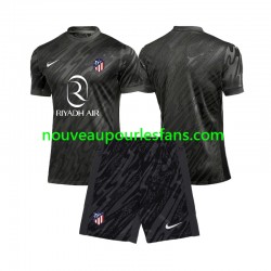 Maillot Atlético Madrid Gardien Enfant Tenue Domicile 2024-2025 Manche Courte