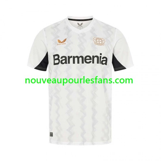 Maillot Bayer 04 Leverkusen Homme Tenue Extérieur 2024-2025 Manche Courte