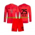 Maillot Bayern Munich Thomas Muller 25 Enfant Tenue Domicile 2024-2025 Manche Longue