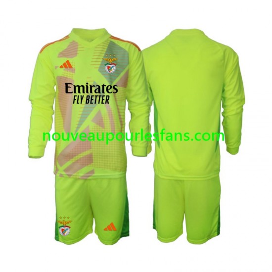 Maillot Benfica Gardien Enfant Tenue Domicile 2024-2025 Manche Longue