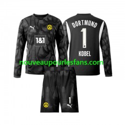 Maillot Borussia Dortmund Gregor Kobel 1 Gardien Enfant Tenue 4ème 2024-2025 Manche Longue