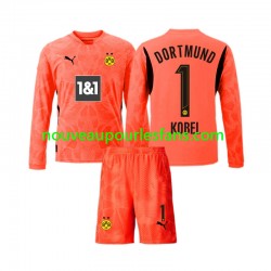 Maillot Borussia Dortmund Gregor Kobel 1 Gardien Enfant Tenue 3ème 2024-2025 Manche Longue