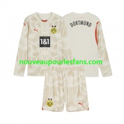 Maillot Borussia Dortmund Gardien Enfant Tenue Domicile 2024-2025 Manche Longue