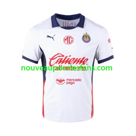 Maillot Deportivo Guadalajara Homme Tenue Extérieur 2024-2025 Manche Courte