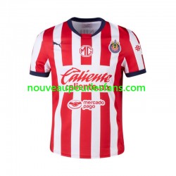 Maillot Deportivo Guadalajara Homme Tenue Domicile 2024-2025 Manche Courte