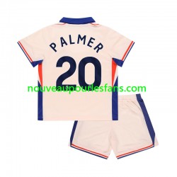 Maillot Chelsea Cole Palmer 20 Enfant Tenue Extérieur 2024-2025 Manche Courte