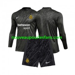 Maillot Chelsea Gardien Enfant Tenue Extérieur 2024-2025 Manche Longue