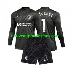 Maillot Chelsea Robert Sanchez 1 Gardien Enfant Tenue Extérieur 2024-2025 Manche Longue