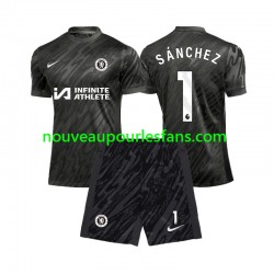 Maillot Chelsea Robert Sanchez 1 Gardien Enfant Tenue Extérieur 2024-2025 Manche Courte