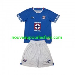 Maillot Cruz Azul Enfant Tenue Domicile 2024-2025 Manche Courte