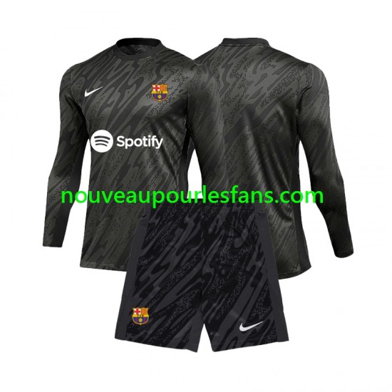 Maillot FC Barcelone Gardien Enfant Tenue 3ème 2024-2025 Manche Longue
