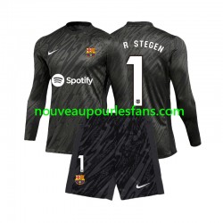 Maillot FC Barcelone Ter Stegen 1 Gardien Enfant Tenue 3ème 2024-2025 Manche Longue