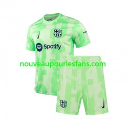 Maillot FC Barcelone Enfant Tenue 3ème 2024-2025 Manche Courte