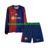 Maillot FC Barcelone Enfant Tenue Domicile 2024-2025 Manche Longue