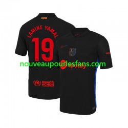 Maillot FC Barcelone LAMINE YAMAL 19 Homme Tenue Extérieur 2024-2025 Manche Courte