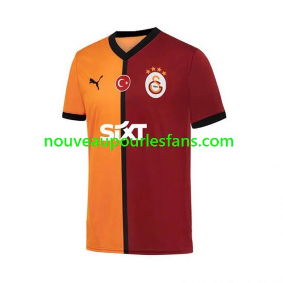 Maillot Galatasaray Homme Tenue Domicile 2024-2025 Manche Courte