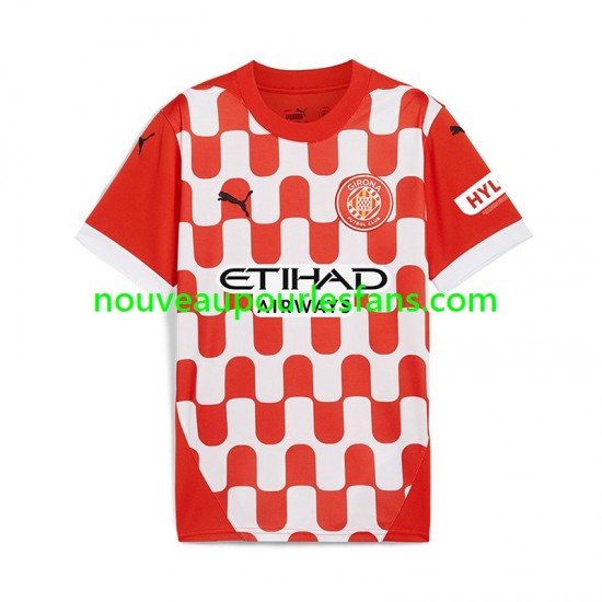 Maillot Girona Homme Tenue Domicile 2024-2025 Manche Courte