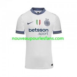 Maillot Inter Milan Homme Tenue Extérieur 2024-2025 Manche Courte
