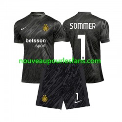 Maillot Inter Milan Yann Sommer 1 Gardien Enfant Tenue 3ème 2024-2025 Manche Courte