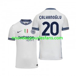 Maillot Inter Milan Hakan Calhanoglu 20 Homme Tenue Extérieur 2024-2025 Manche Courte
