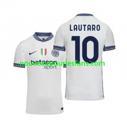 Maillot Inter Milan Lautaro 10 Homme Tenue Extérieur 2024-2025 Manche Courte